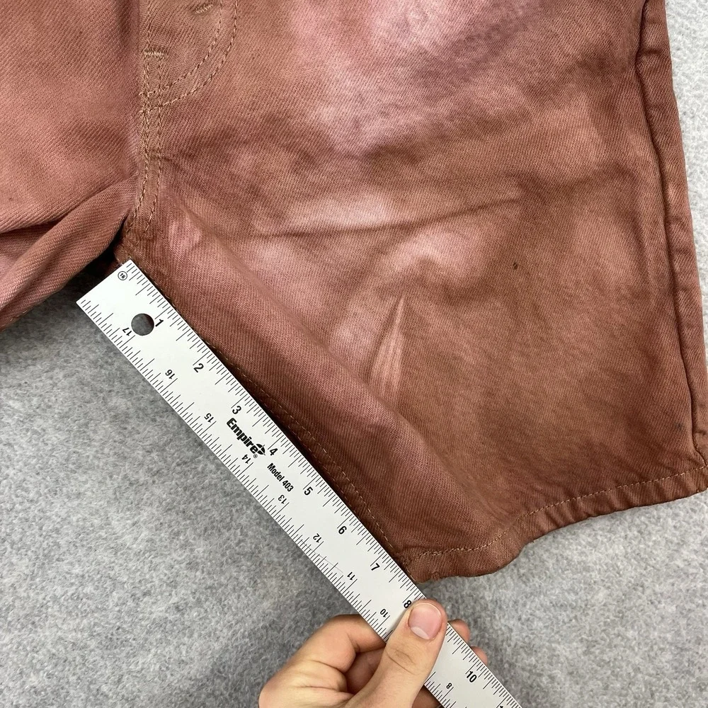 Vintage  Levis 505 Brown‎ Dyed Mens 34 Relaxed Fit Jorts Denim Shorts 90s USA